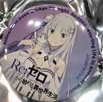 Animejapan Re:ゼロから始める異世界生活 エミリア 缶バッジ リゼロ